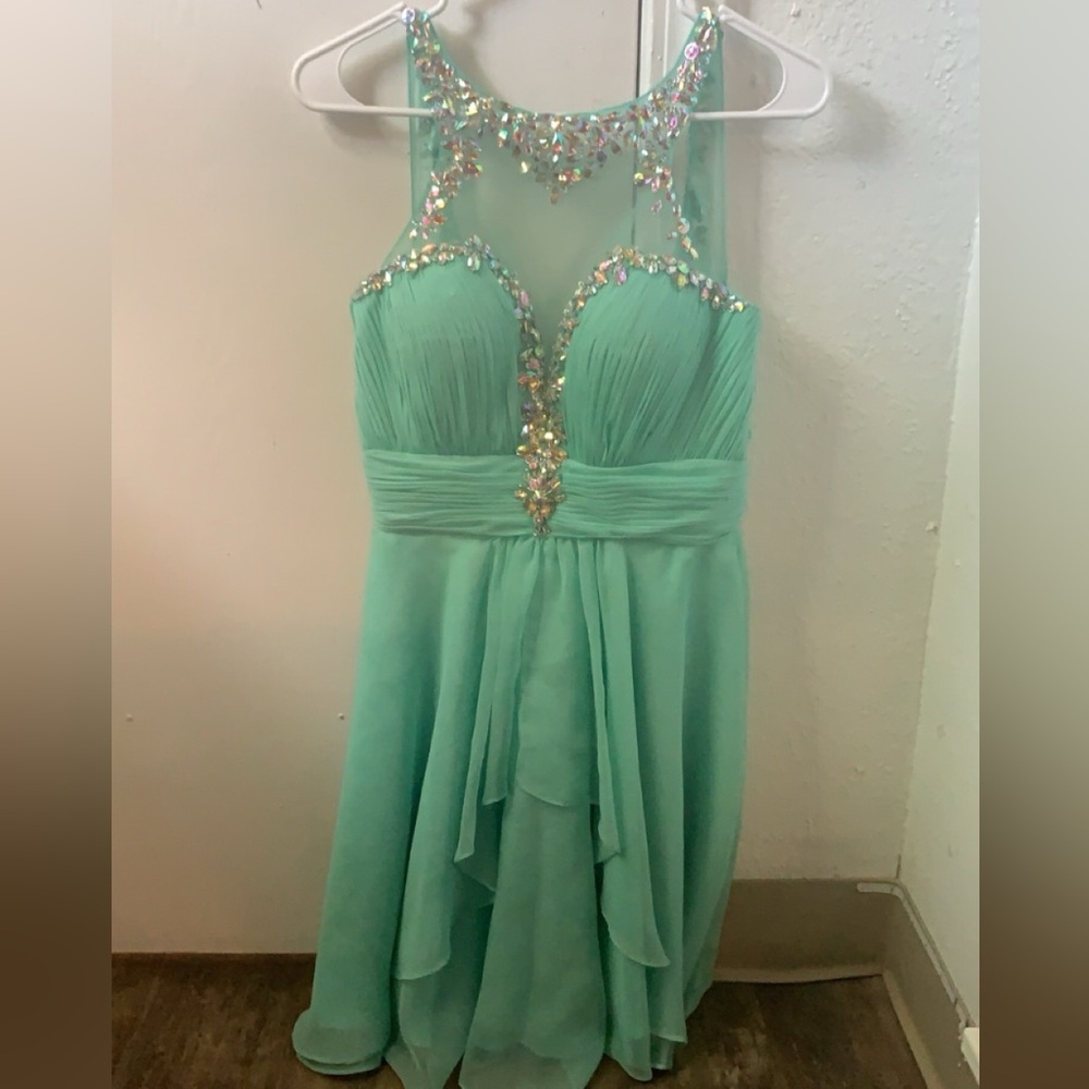 Teal Cinderella brand dress size 8